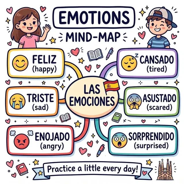 Emotions mind map