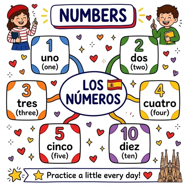 Numbers mind map